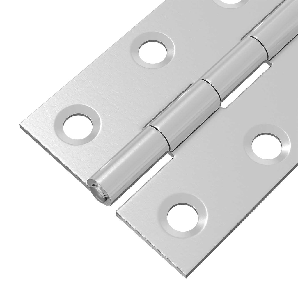 vidaXL Zawias 12 szt. 44 x 31 x 5 mm srebrny Stal