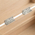 vidaXL Zawias 12 szt. 54 x 34 x 5 mm srebrny Stal
