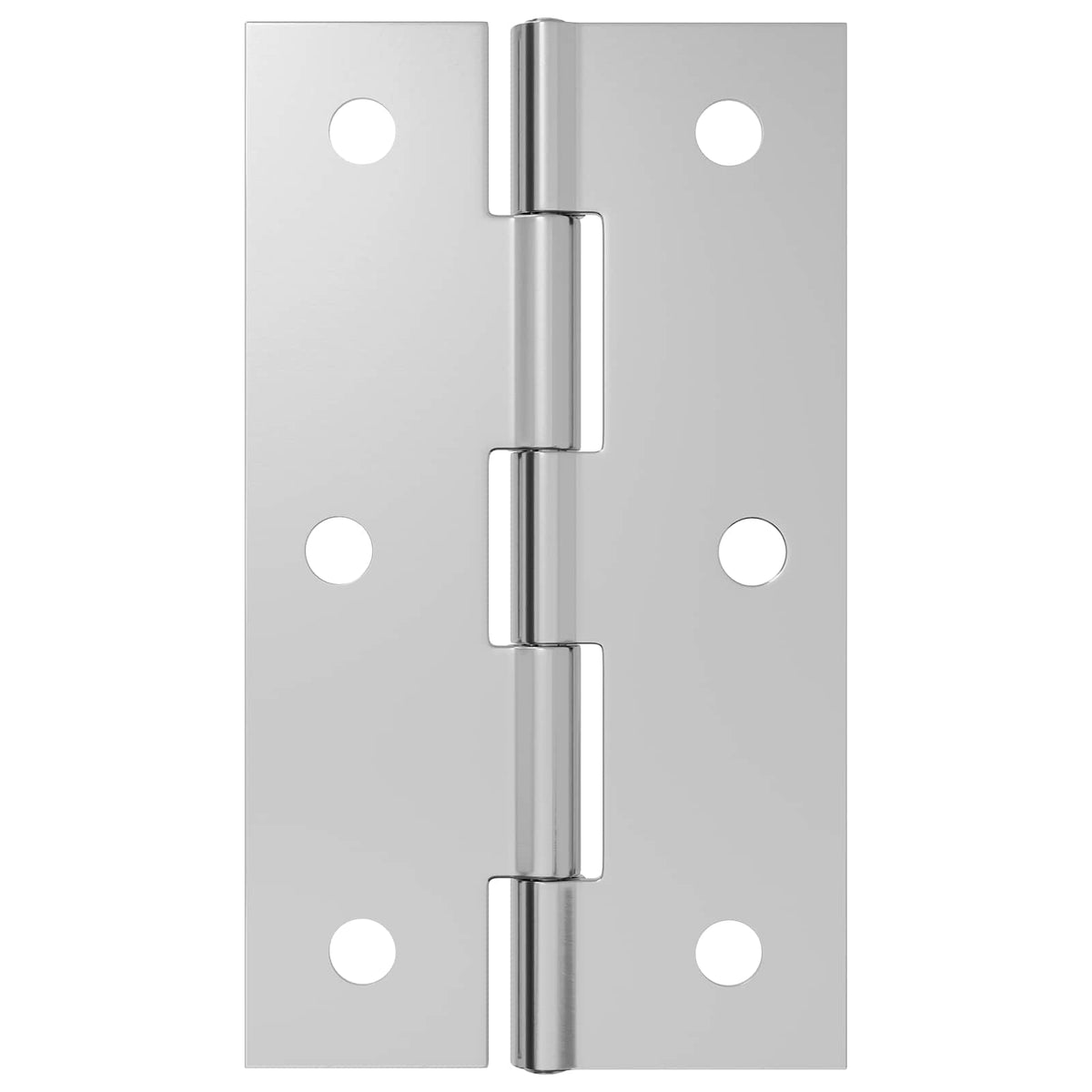 vidaXL Zawias 12 szt. 66 x 38 x 5 mm srebrny Stal