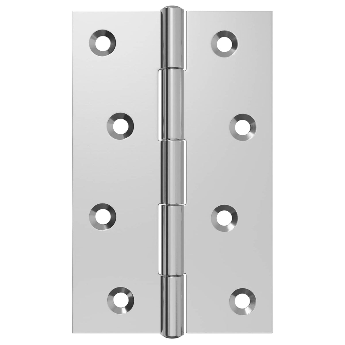 vidaXL Zawias 12 szt. 89 x 54 x 5 mm srebrny Stal