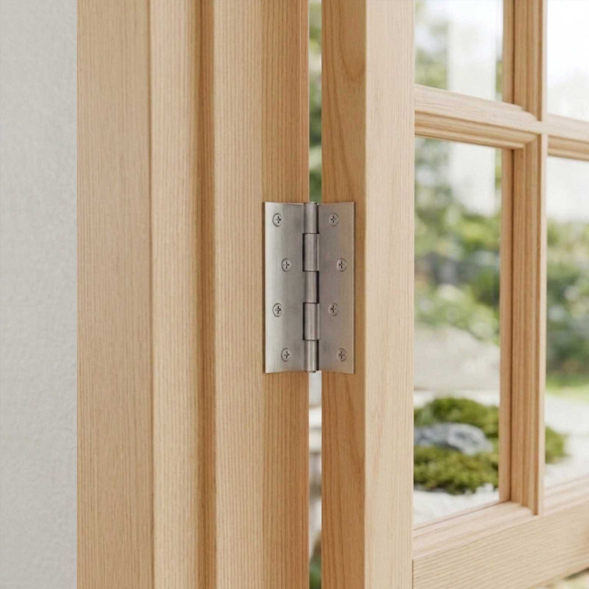 vidaXL Zawias 12 szt. 100 x 70 x 8 mm srebrny Stal