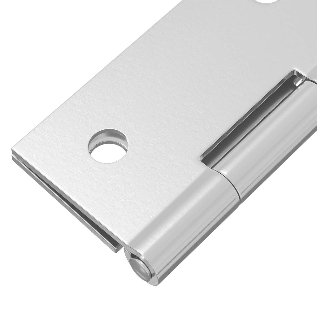 vidaXL Zawias 24 szt. 66 x 38 x 5 mm srebrny Stal