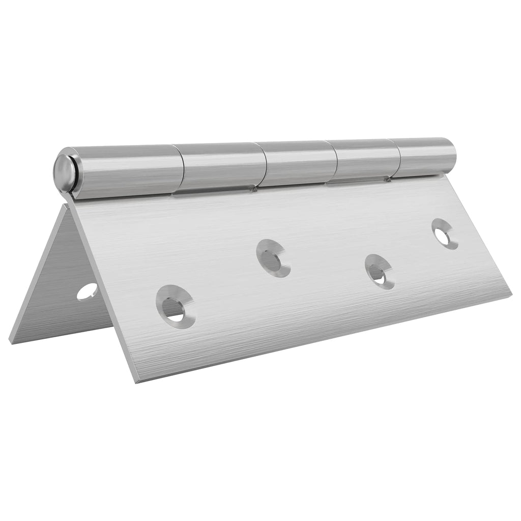 vidaXL Zawias 24 szt. 100 x 70 x 8 mm srebrny Stal