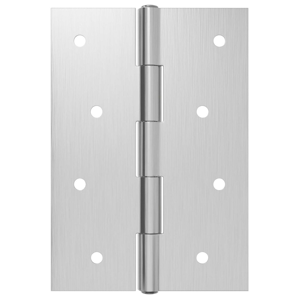 vidaXL Zawias 24 szt. 100 x 70 x 8 mm srebrny Stal