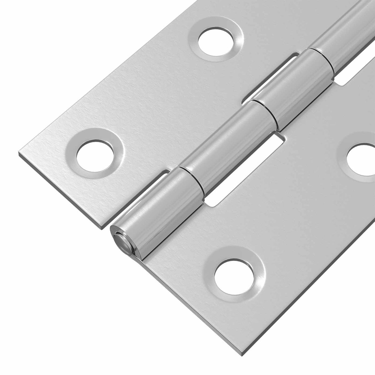 vidaXL Zawias 48 szt. 54 x 34 x 5 mm srebrny Stal