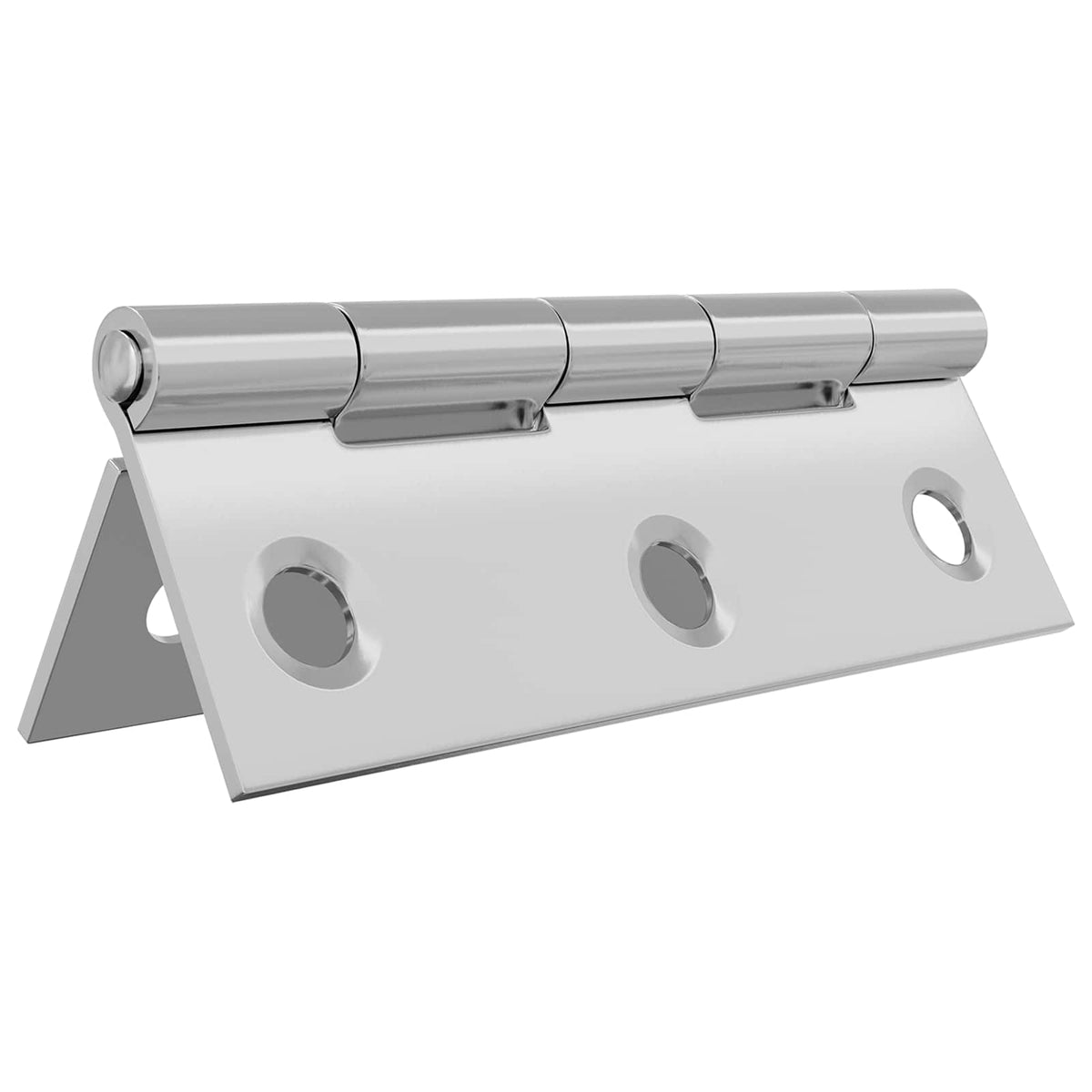 vidaXL Zawias 48 szt. 54 x 34 x 5 mm srebrny Stal