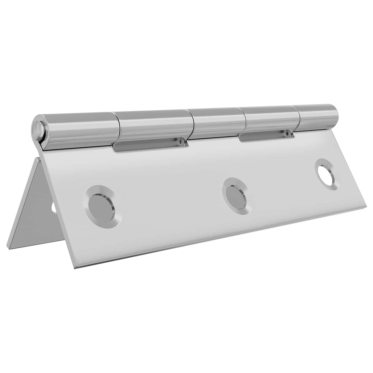 vidaXL Zawias 48 szt. 66 x 38 x 5 mm srebrny Stal