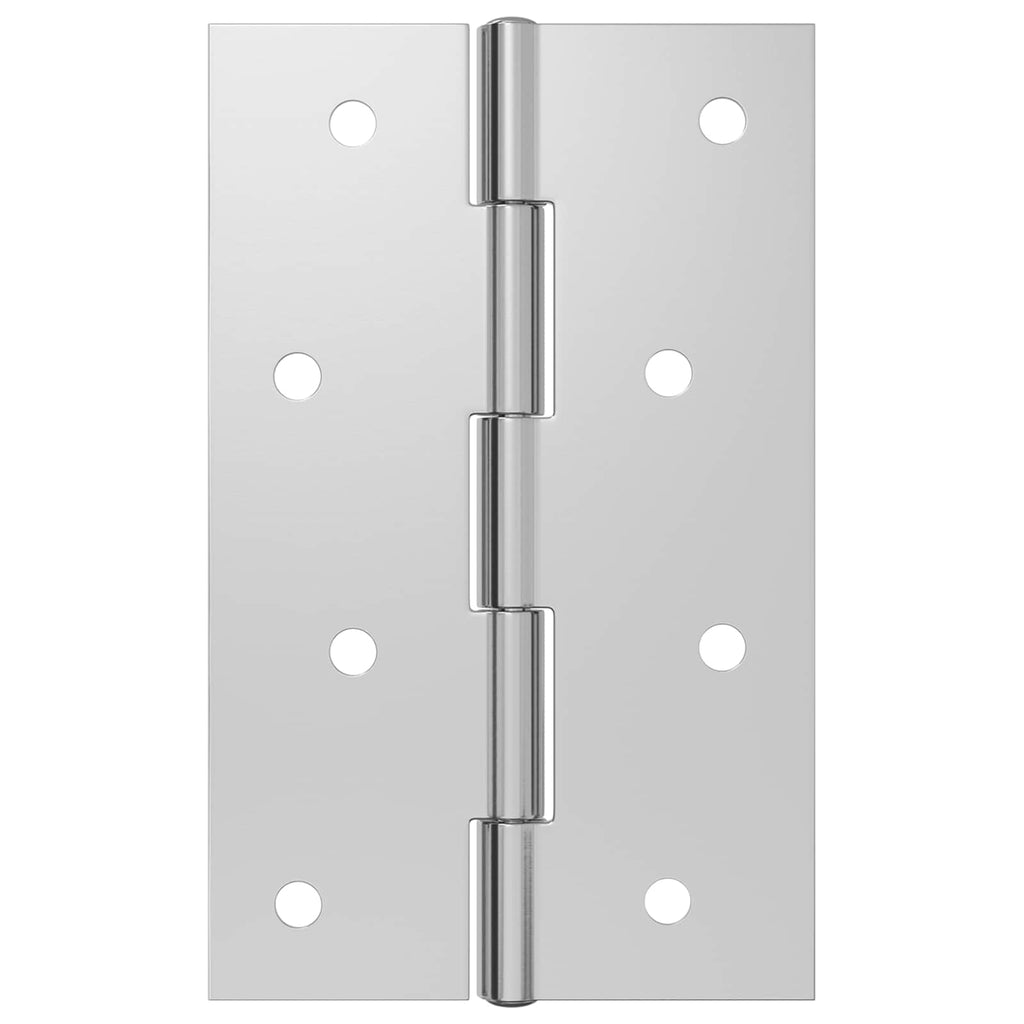 vidaXL Zawias 48 szt. 89 x 54 x 5 mm srebrny Stal