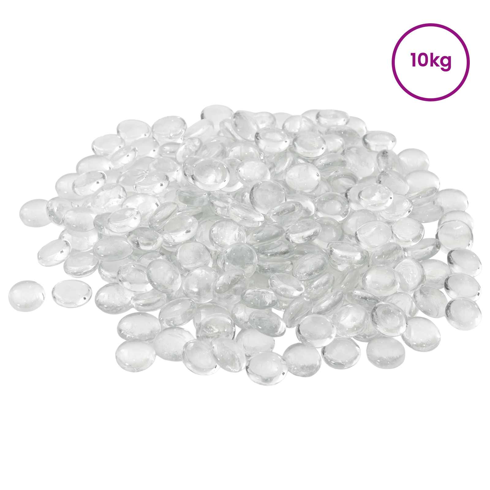 vidaXL Kleks szklany 17-19 mm przezroczysty Szkło