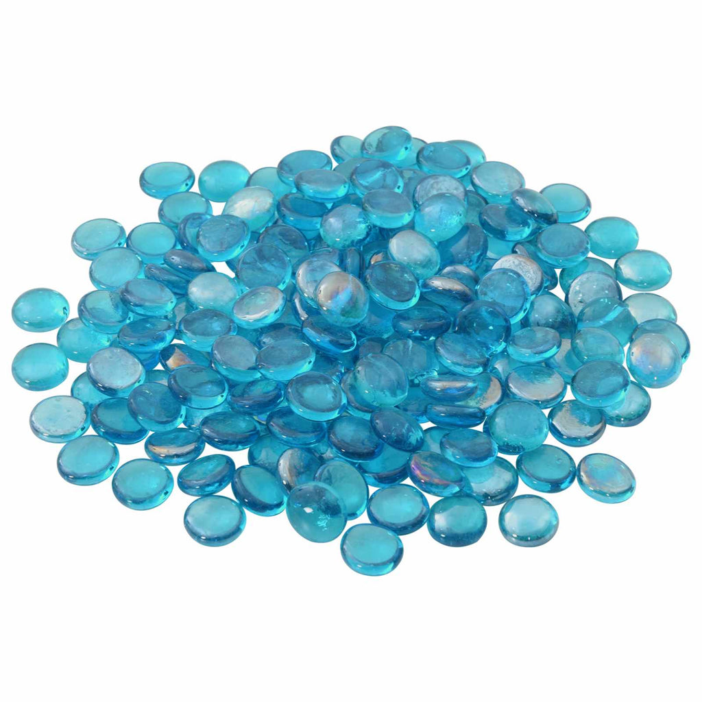 vidaXL Kleks szklany 17-19 mm Niebieski aqua Szkło