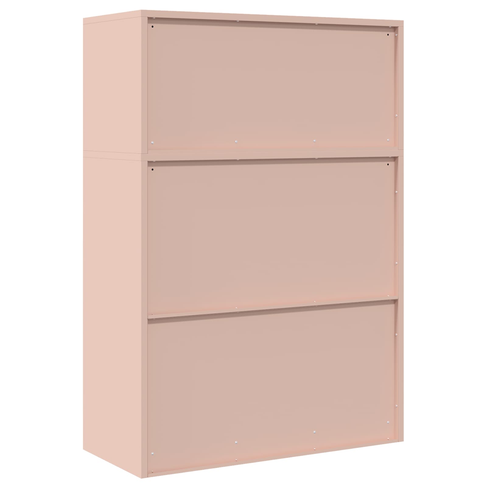 vidaXL Szafka do przechowywania 2 szt. Różowy 90 x 40 x 130 cm Stal
