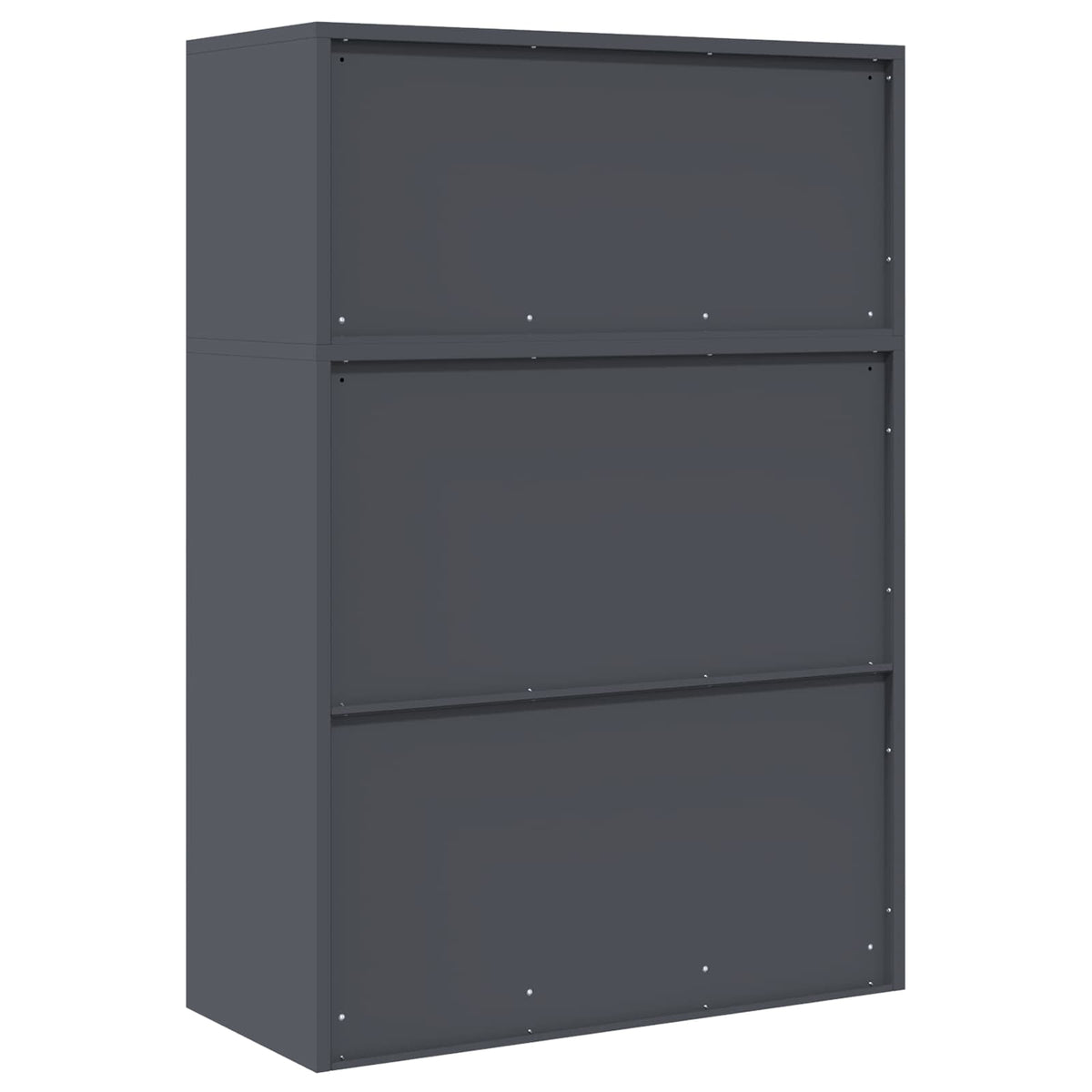 vidaXL Szafka do przechowywania 2 szt. Antracyt 90 x 40 x 130 cm Stal