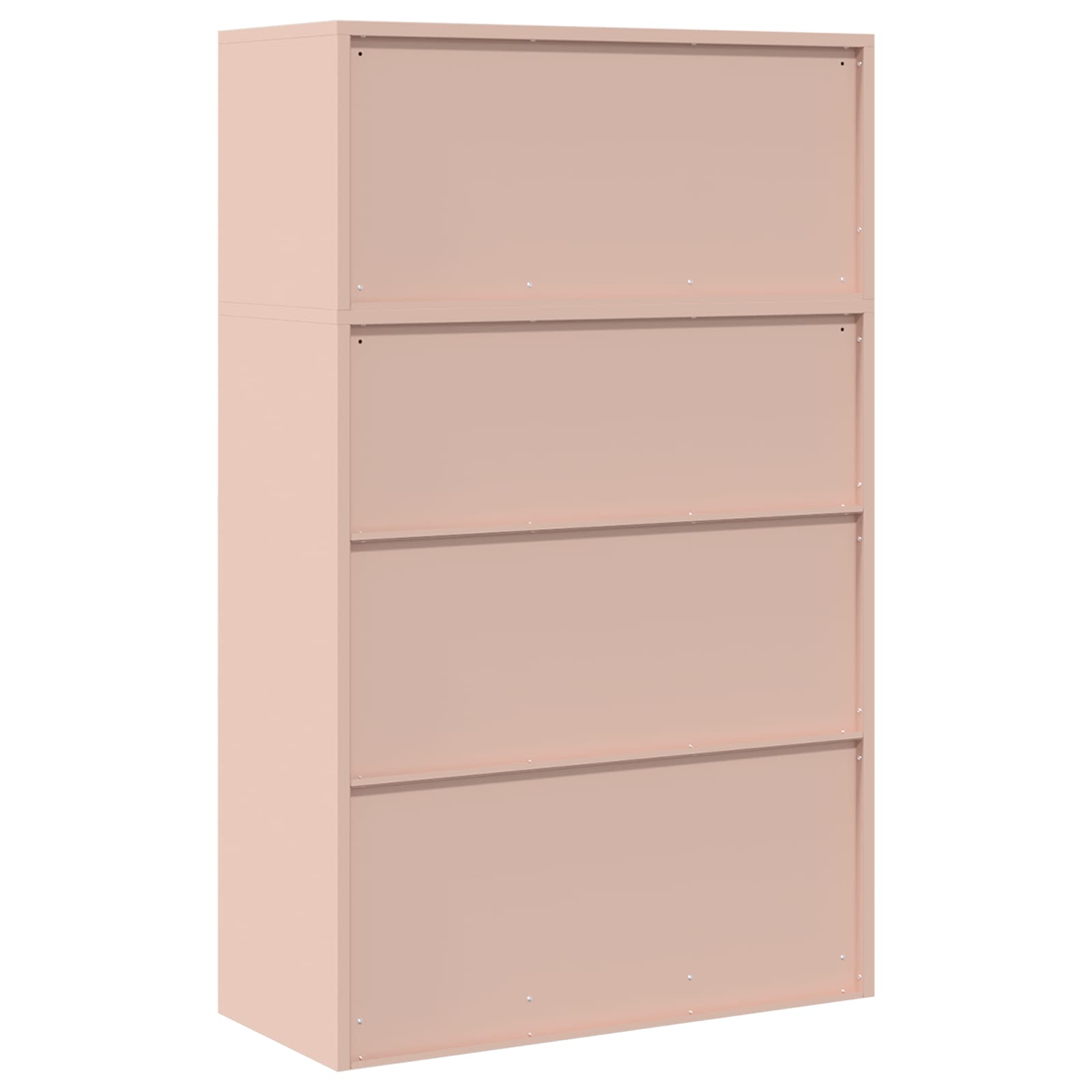 vidaXL Szafka do przechowywania 2 szt. Różowy 90 x 40 x 145 cm Stal