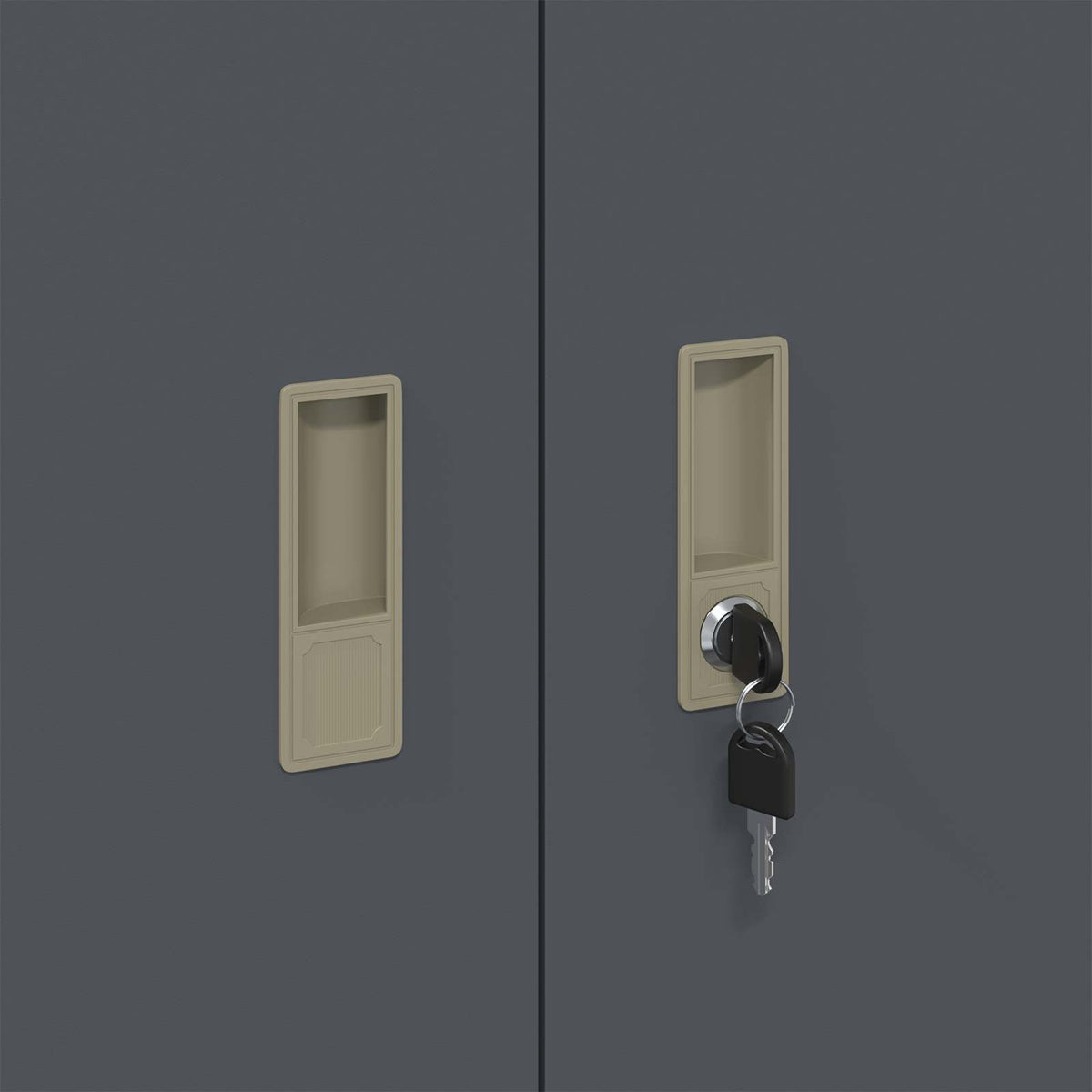 vidaXL Szafka do przechowywania 2 szt. Antracyt 90 x 40 x 145 cm Stal