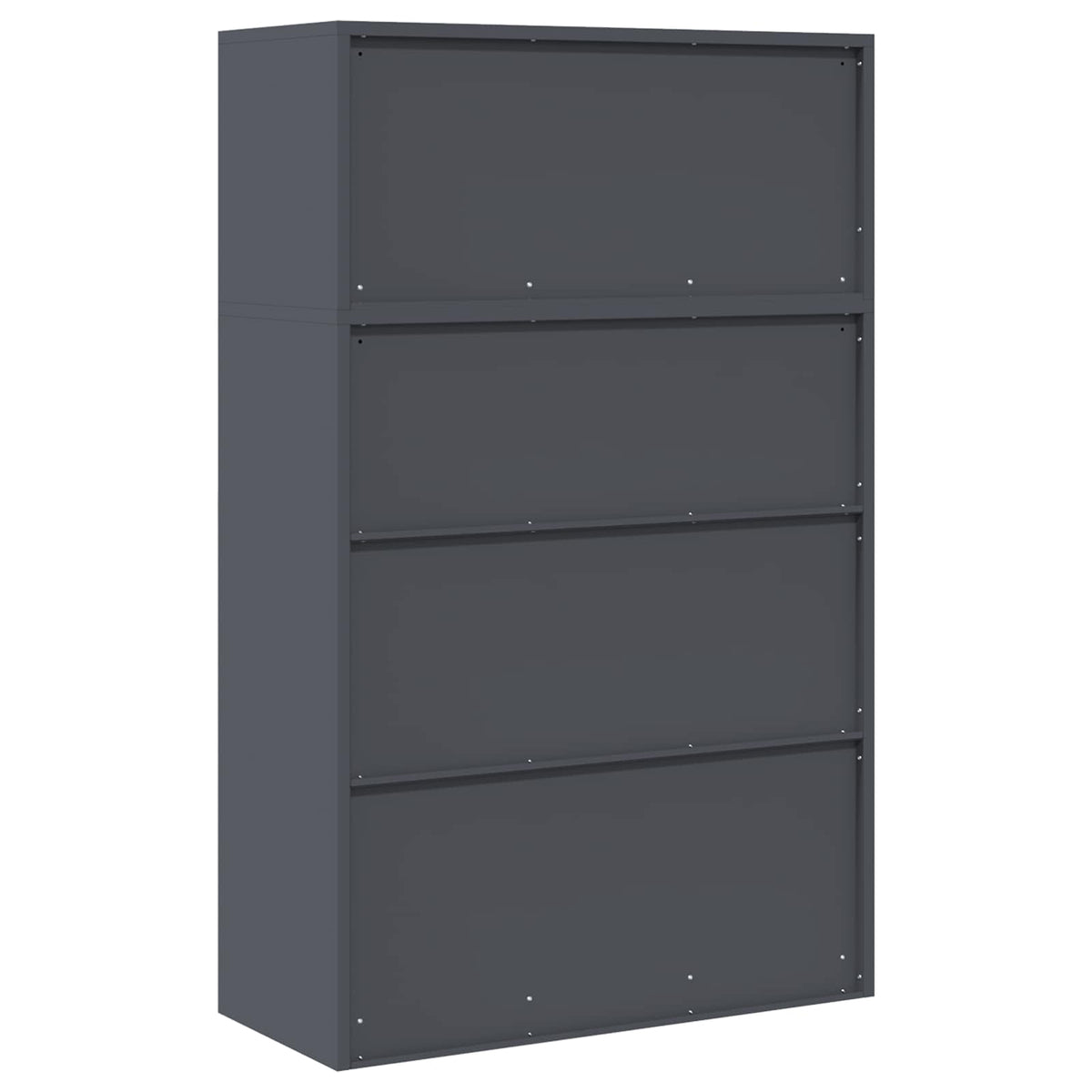vidaXL Szafka do przechowywania 2 szt. Antracyt 90 x 40 x 145 cm Stal