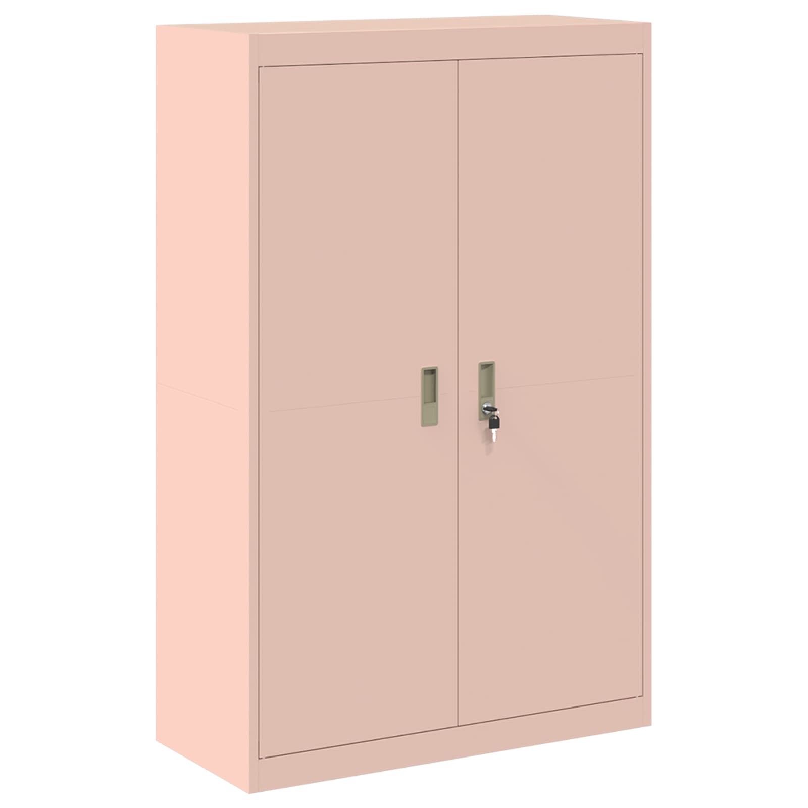 vidaXL Szafka do przechowywania 2 szt. Różowy 90 x 40 x 180 cm Stal