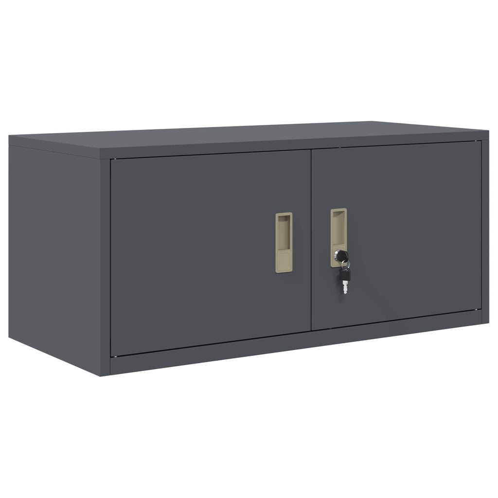 vidaXL Szafka do przechowywania 2 szt. Antracyt 90 x 40 x 180 cm Stal