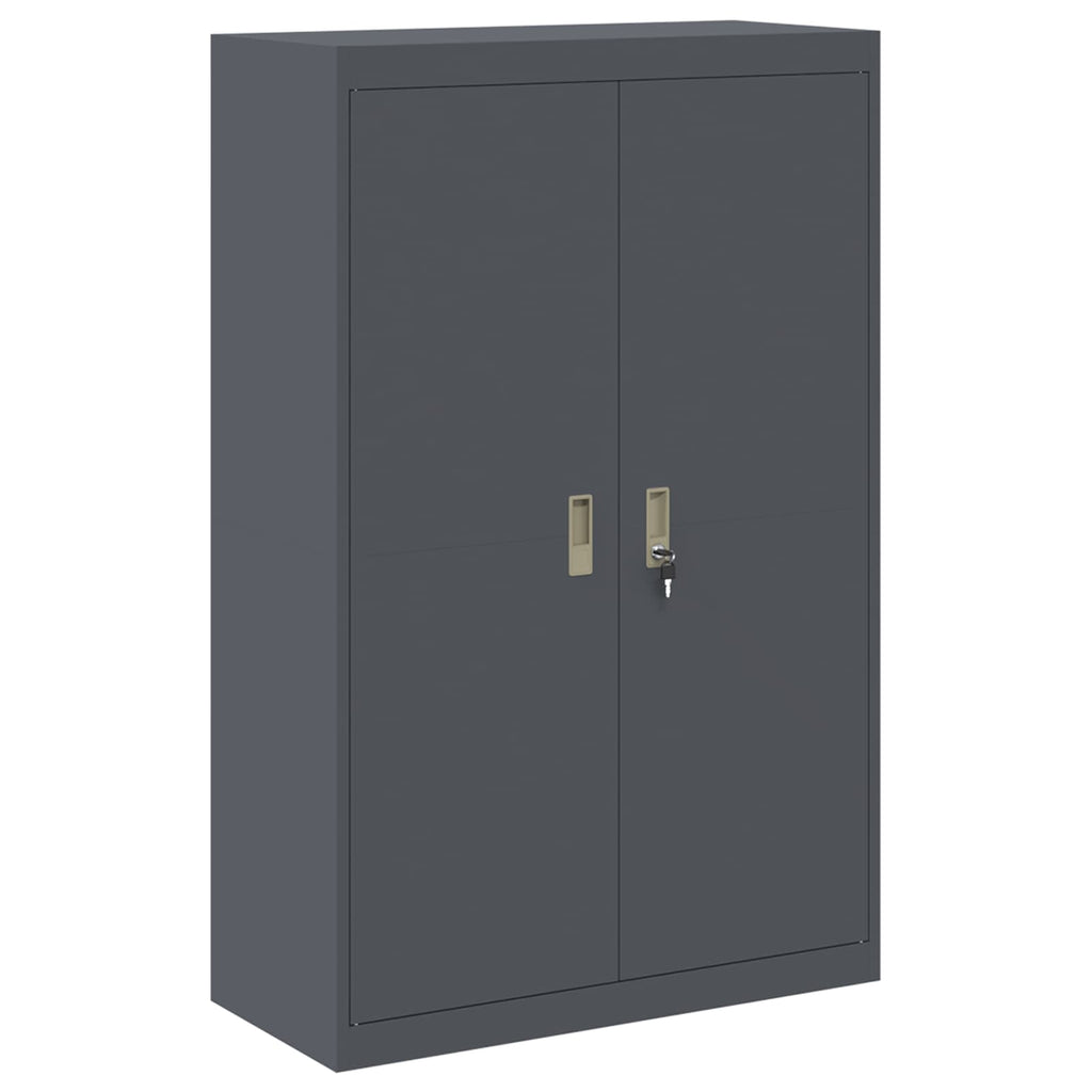vidaXL Szafka do przechowywania 2 szt. Antracyt 90 x 40 x 180 cm Stal