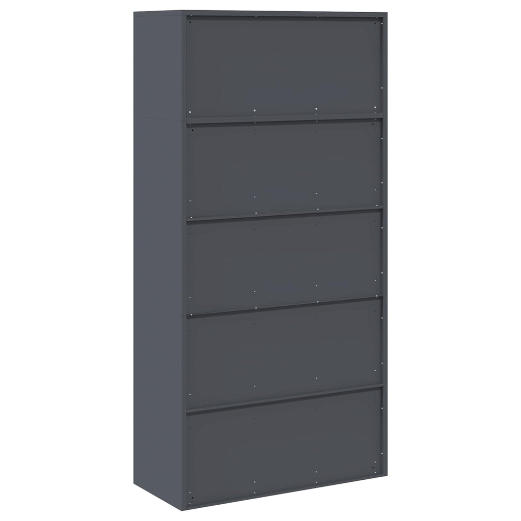 vidaXL Szafka do przechowywania 2 szt. Antracyt 90 x 40 x 180 cm Stal