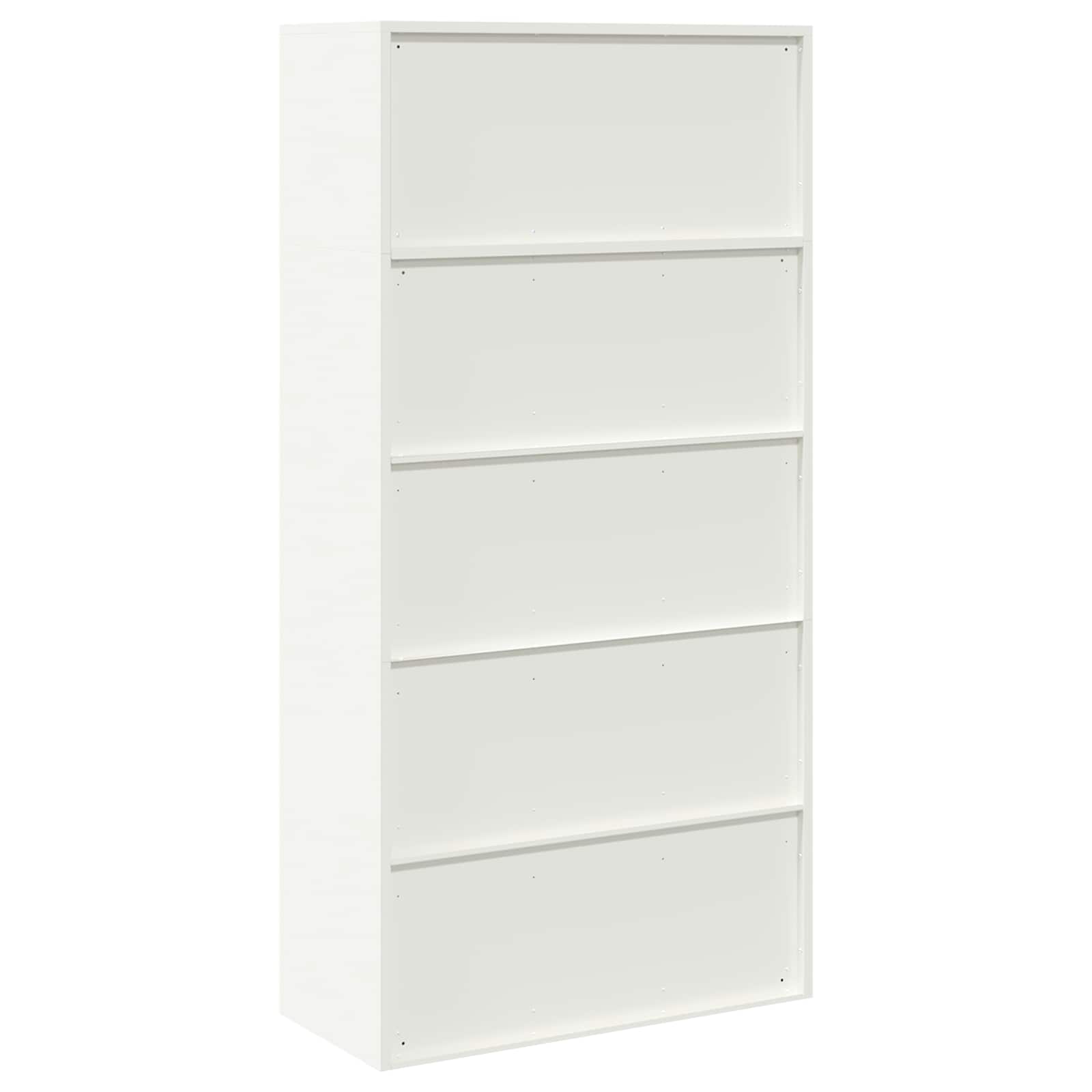 vidaXL Szafka do przechowywania 2 szt. Biały 90 x 40 x 180 cm Stal