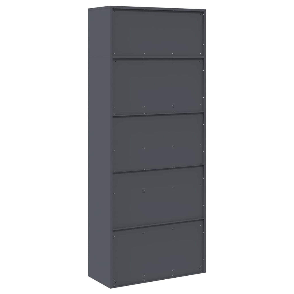 vidaXL Szafka do przechowywania 2 szt. Antracyt 90 x 40 x 220 cm Stal