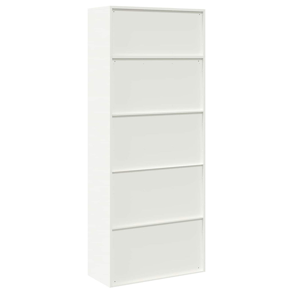 vidaXL Szafka do przechowywania 2 szt. Biały 90 x 40 x 220 cm Stal