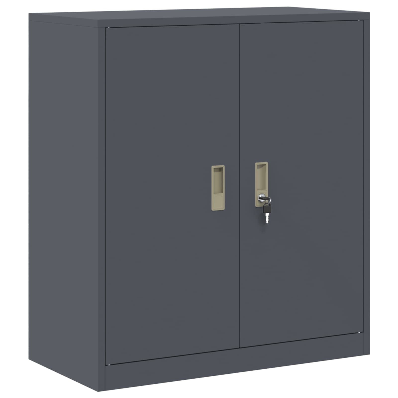 vidaXL Szafka do przechowywania 2 szt. Antracyt 80 x 40 x 130 cm Stal