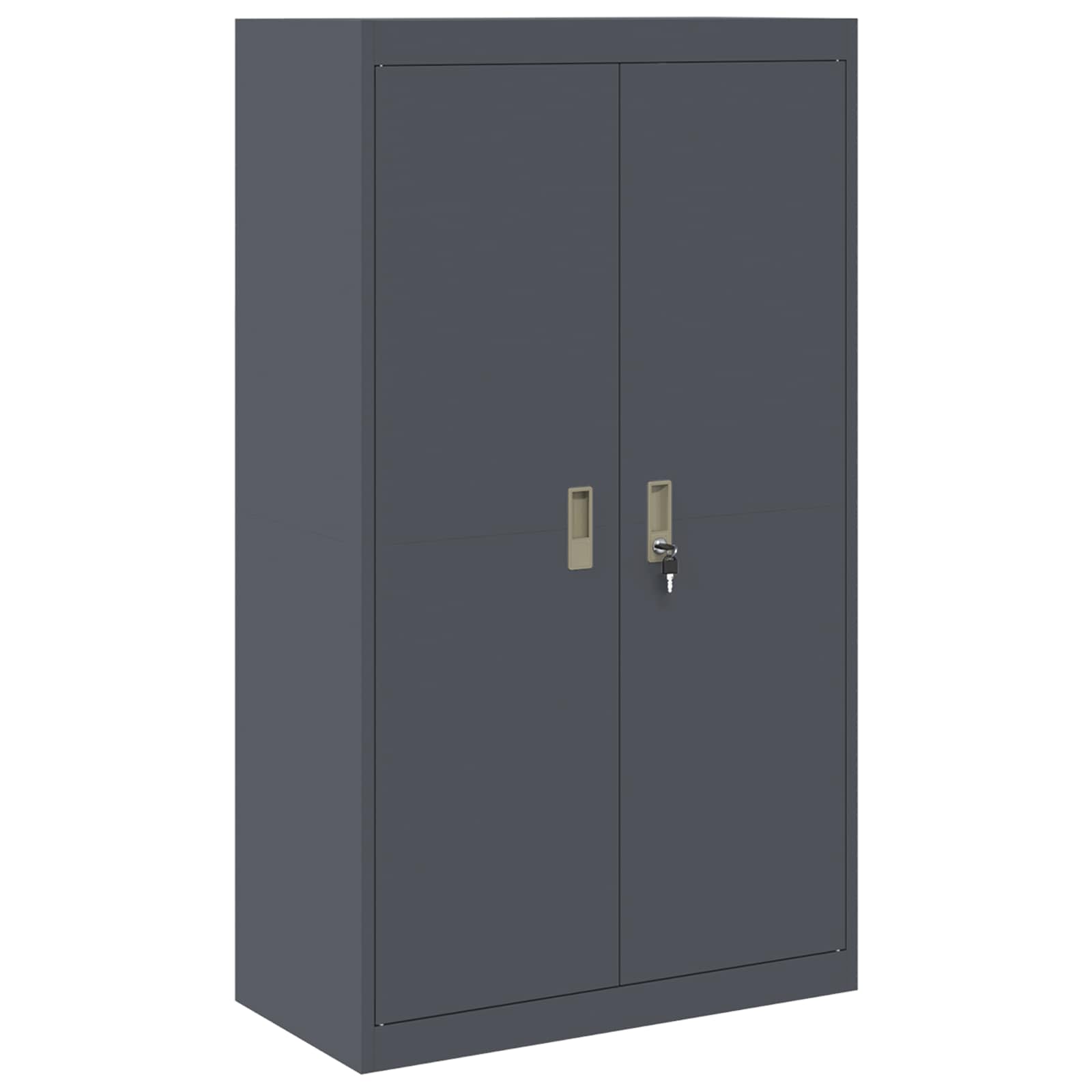 vidaXL Szafka do przechowywania 2 szt. Antracyt 80 x 40 x 180 cm Stal