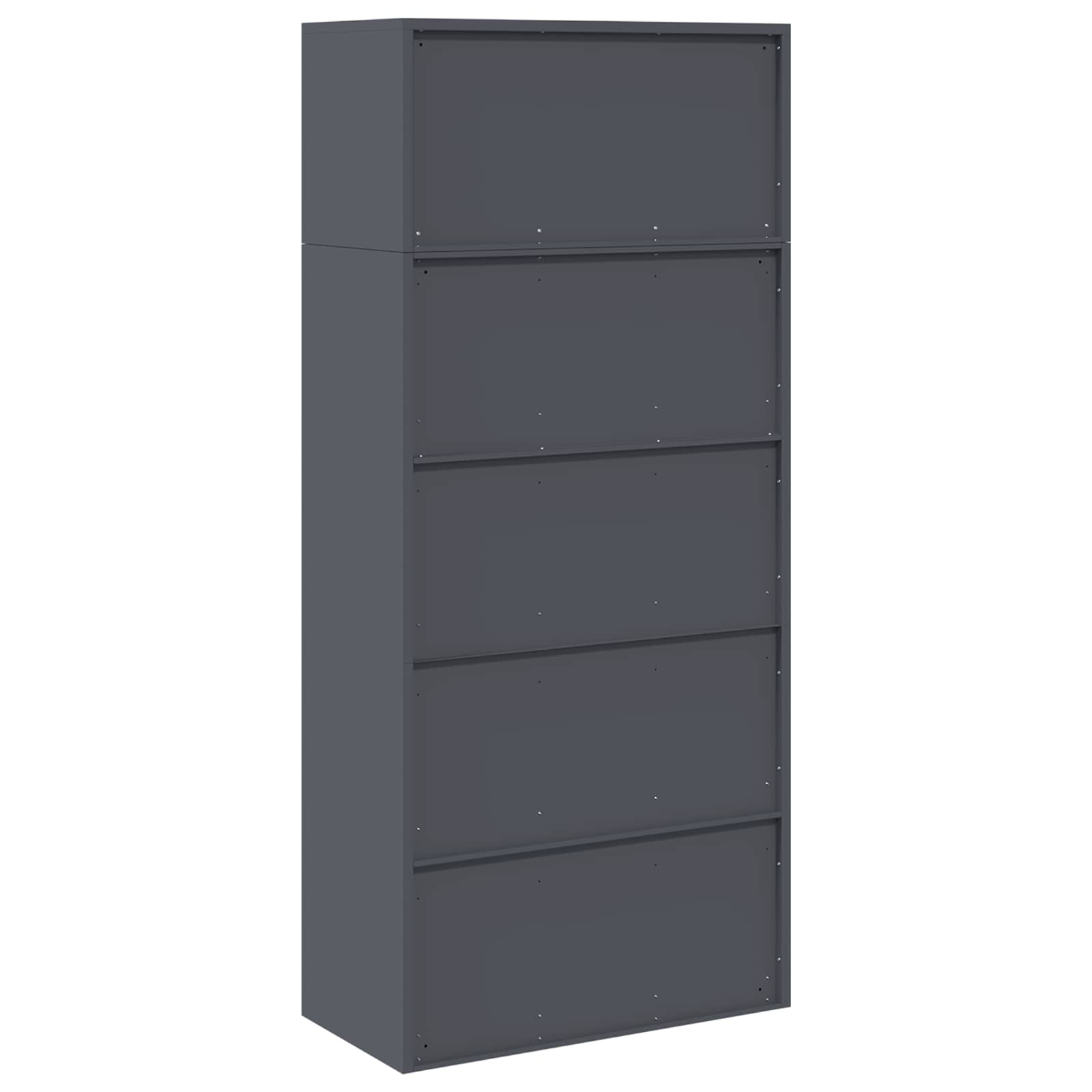 vidaXL Szafka do przechowywania 2 szt. Antracyt 80 x 40 x 180 cm Stal