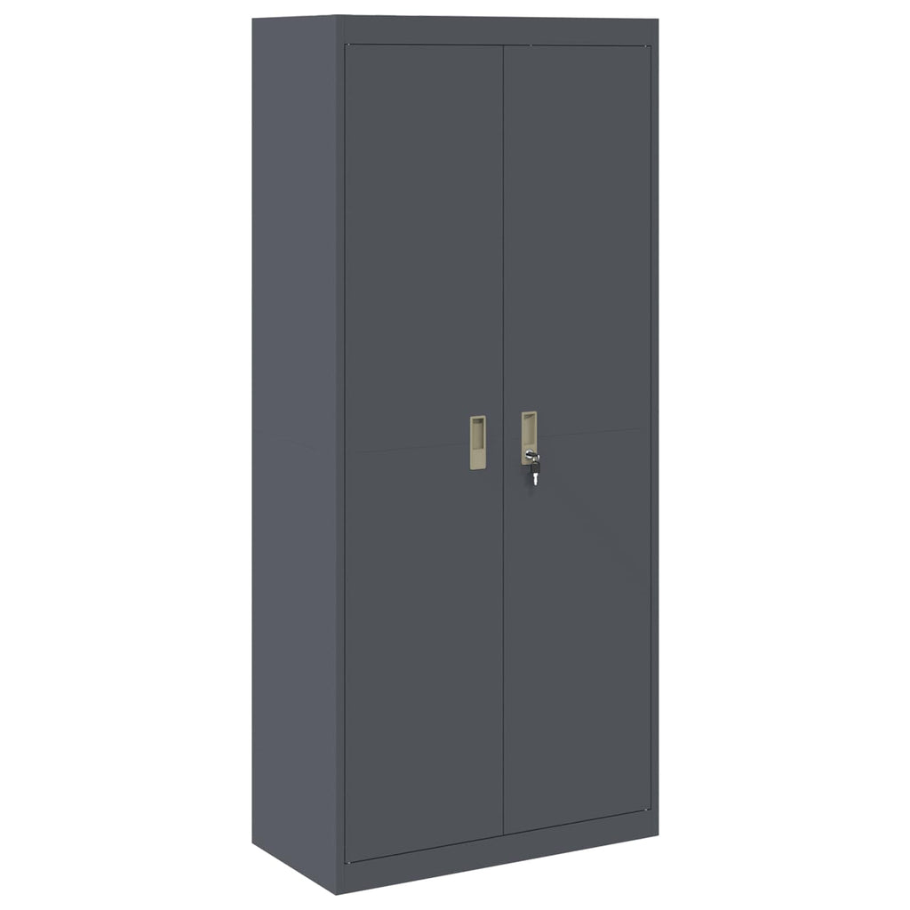 vidaXL Szafka do przechowywania 2 szt. Antracyt 80 x 40 x 220 cm Stal