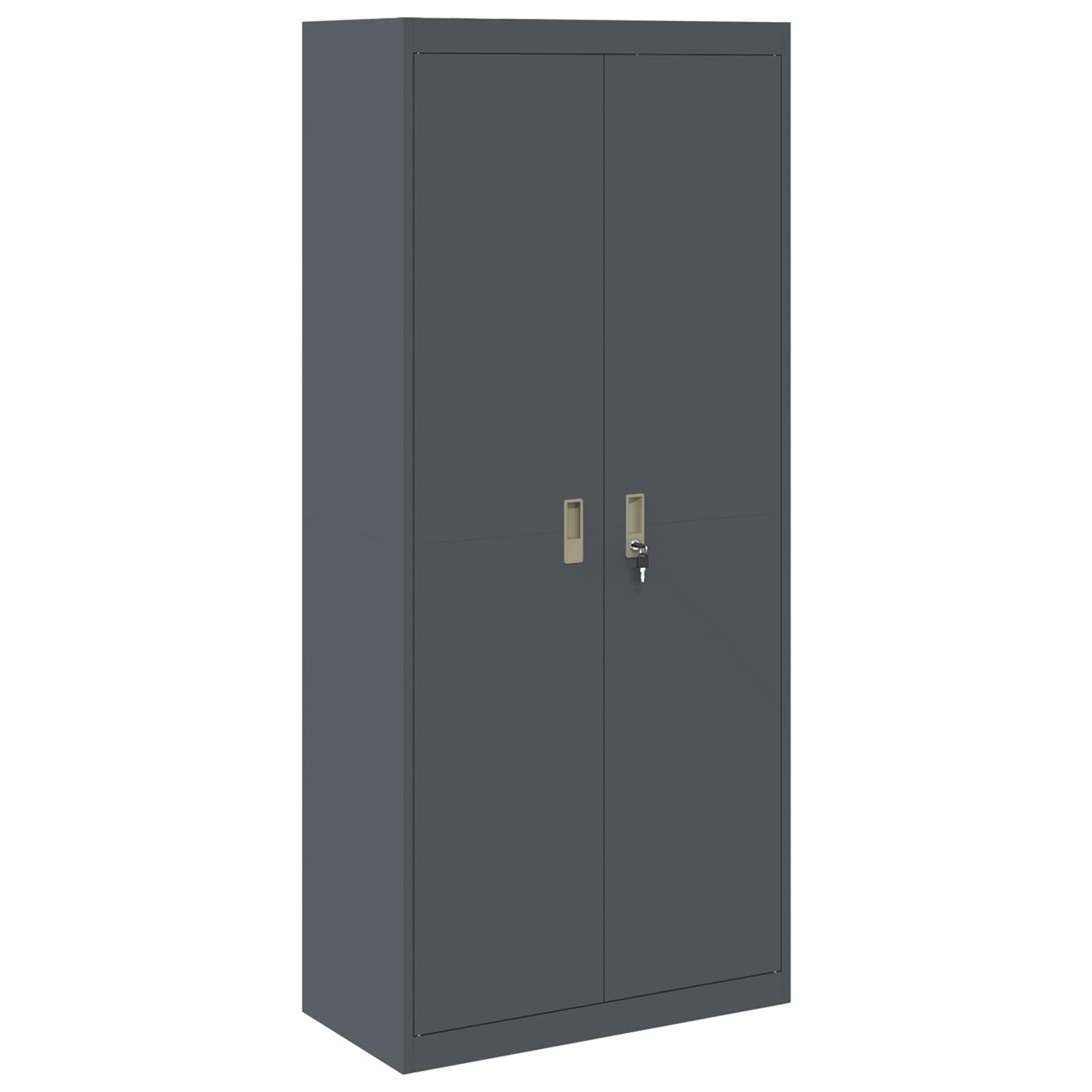 vidaXL Szafka do przechowywania 2 szt. Antracyt 80 x 40 x 220 cm Stal