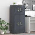 vidaXL Szafka do przechowywania 2 szt. Antracyt 60 x 40 x 130 cm Stal