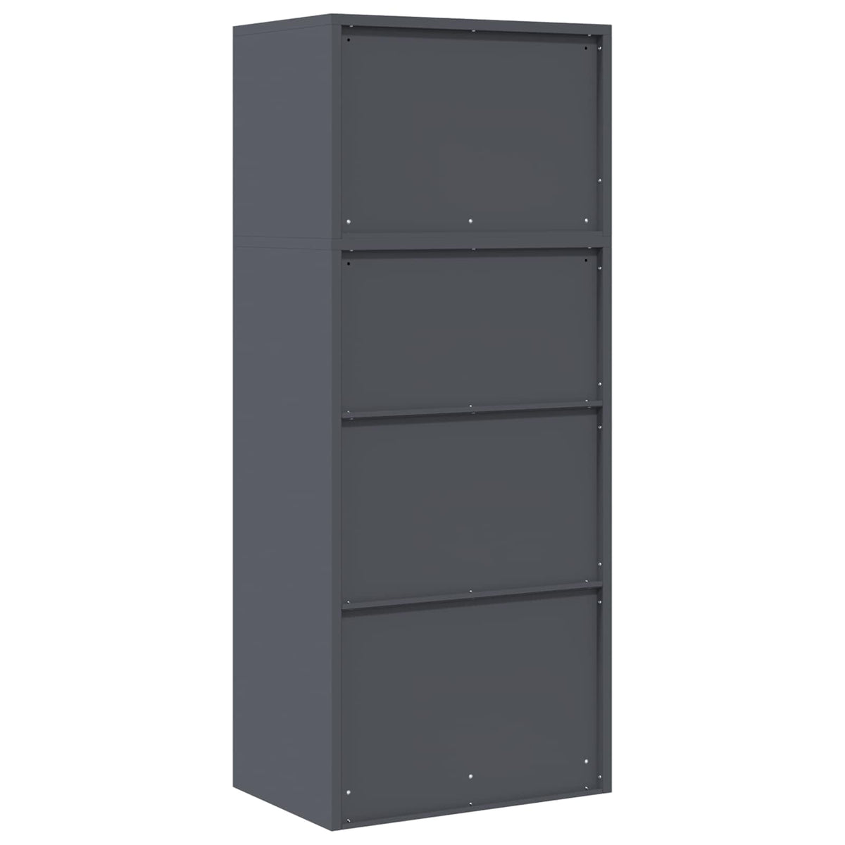 vidaXL Szafka do przechowywania 2 szt. Antracyt 60 x 40 x 145 cm Stal