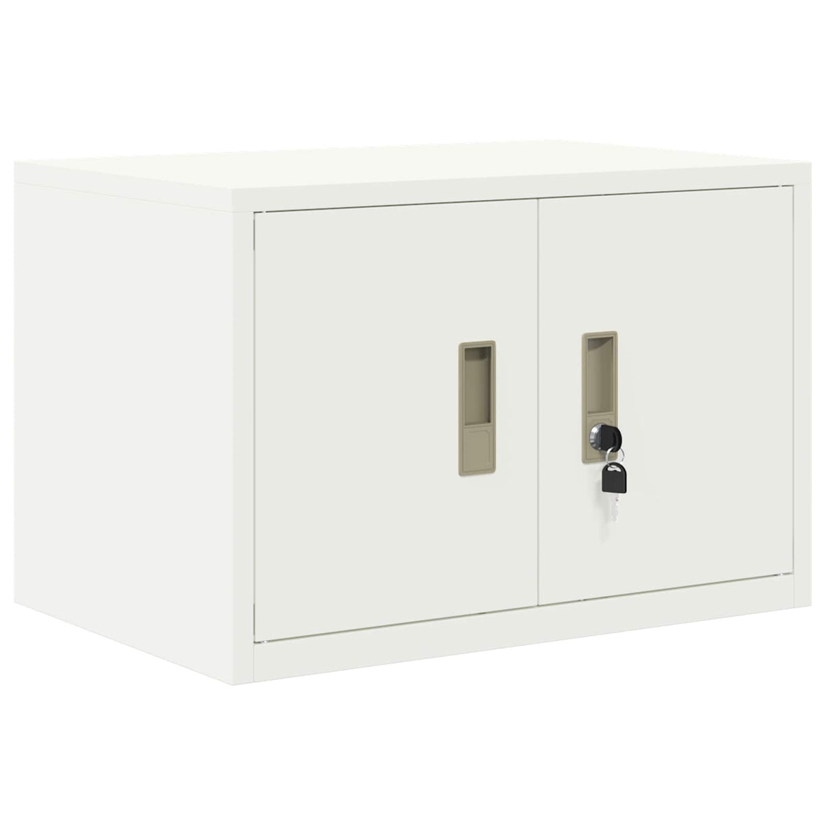 vidaXL Szafka do przechowywania 2 szt. Biały 60 x 40 x 145 cm Stal