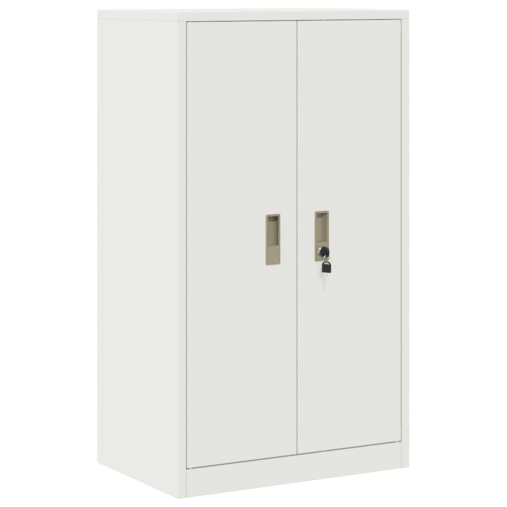 vidaXL Szafka do przechowywania 2 szt. Biały 60 x 40 x 145 cm Stal