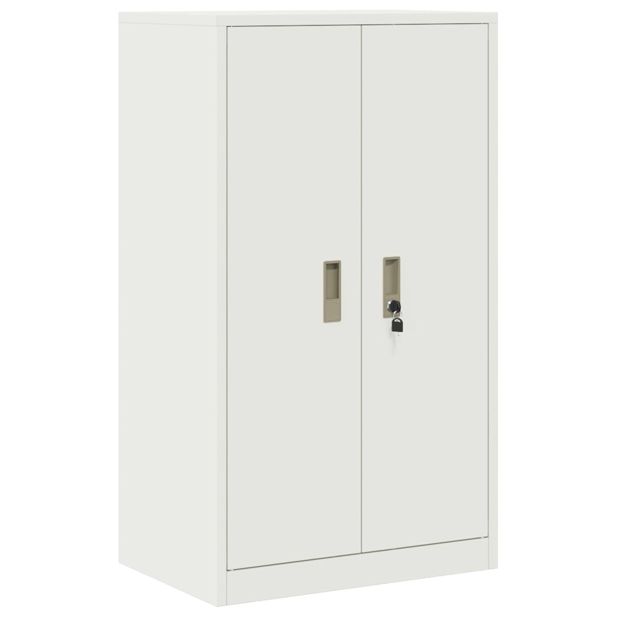 vidaXL Szafka do przechowywania 2 szt. Biały 60 x 40 x 145 cm Stal