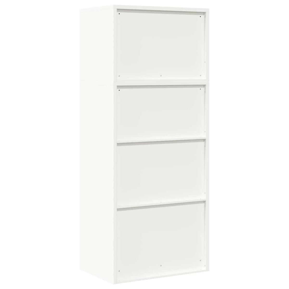 vidaXL Szafka do przechowywania 2 szt. Biały 60 x 40 x 145 cm Stal