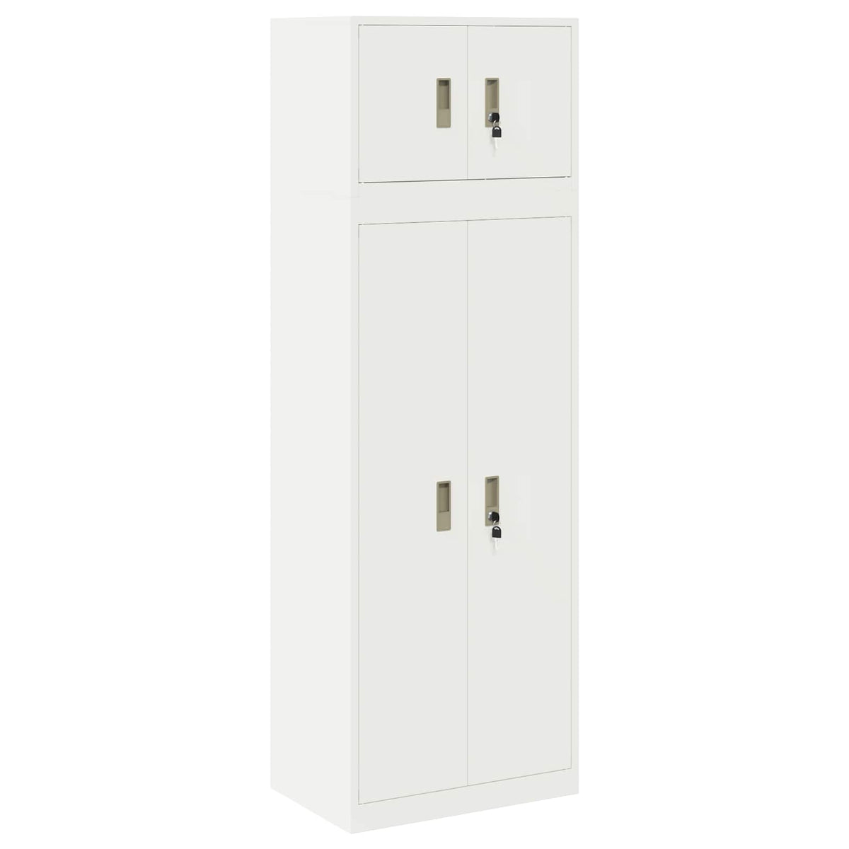 vidaXL Szafka do przechowywania 2 szt. 60 x 40 x 180 cm Stal Zamykane