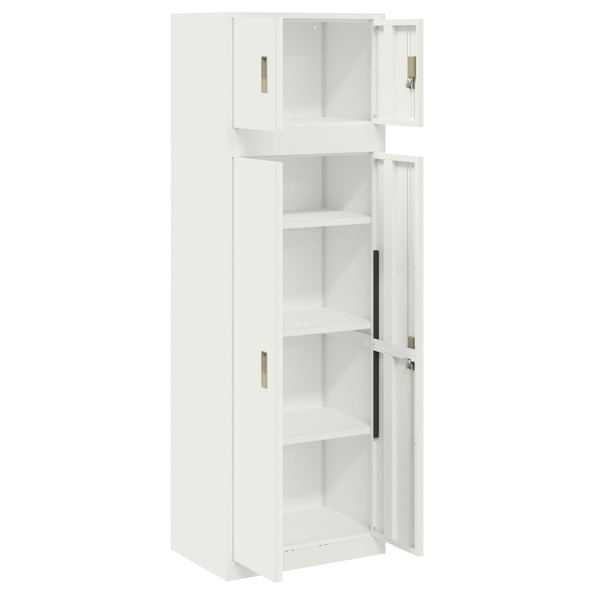 vidaXL Szafka do przechowywania 2 szt. 60 x 40 x 180 cm Stal Zamykane