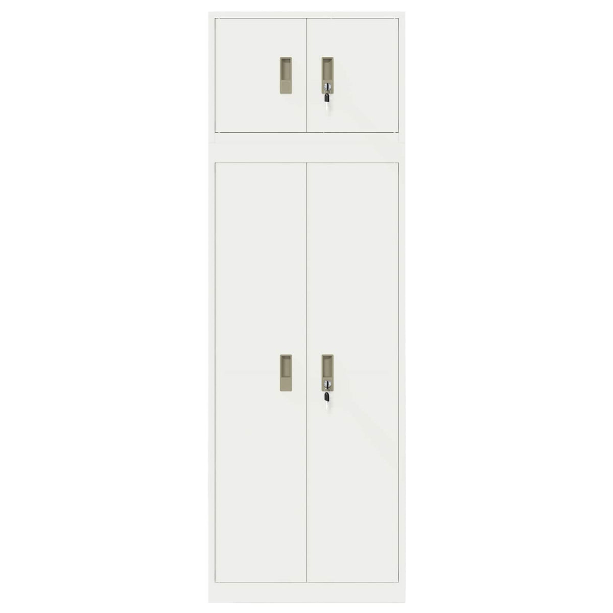 vidaXL Szafka do przechowywania 2 szt. 60 x 40 x 180 cm Stal Zamykane