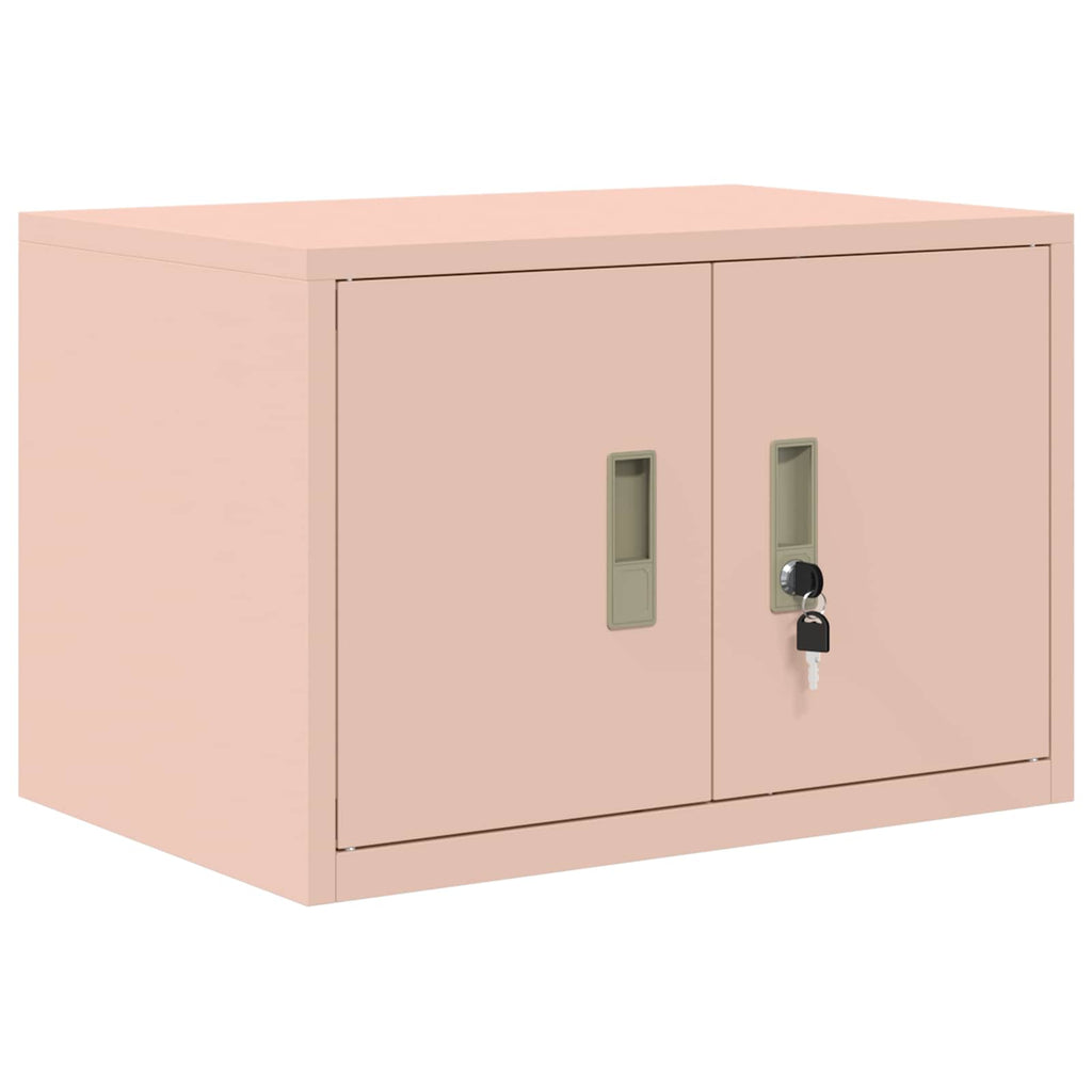 vidaXL Szafka do przechowywania 2 szt. Różowy 60 x 40 x 220 cm Stal
