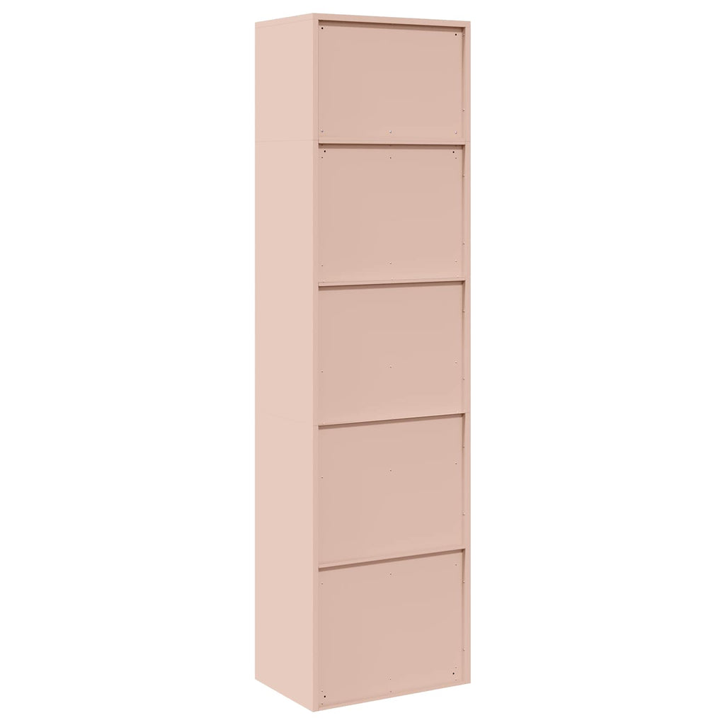 vidaXL Szafka do przechowywania 2 szt. Różowy 60 x 40 x 220 cm Stal