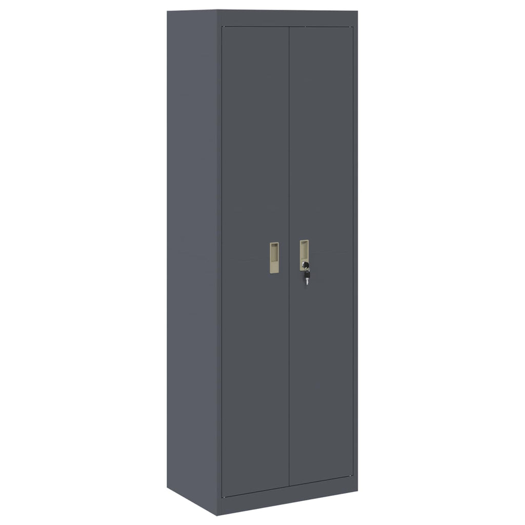 vidaXL Szafka do przechowywania 2 szt. Antracyt 60 x 40 x 220 cm Stal