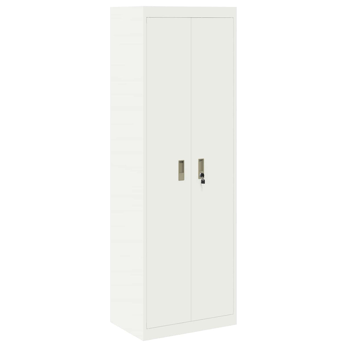 vidaXL Szafka do przechowywania 2 szt. Biały 60 x 40 x 220 cm Stal