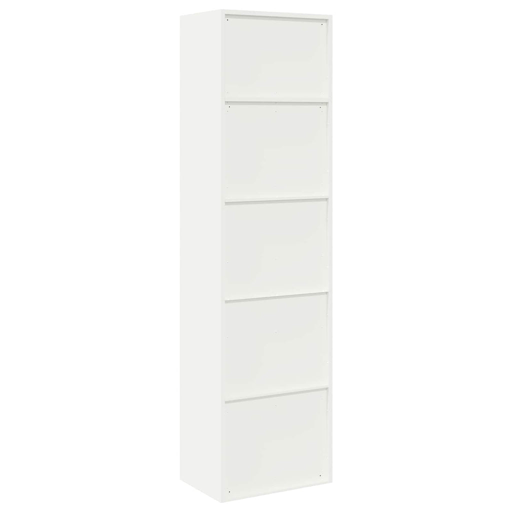 vidaXL Szafka do przechowywania 2 szt. Biały 60 x 40 x 220 cm Stal