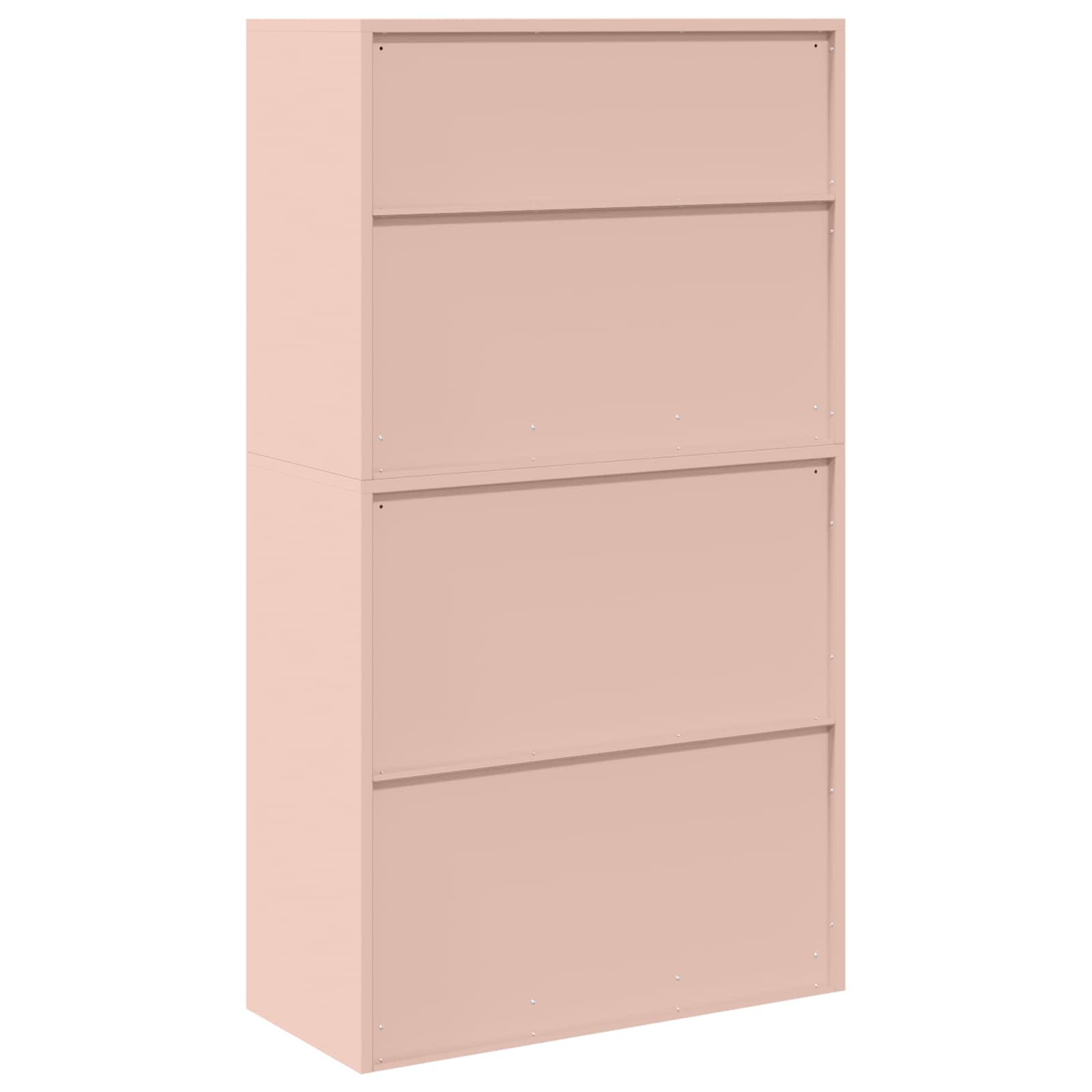 vidaXL Szafka do przechowywania 2 szt. różowy 90 x 40 x 160 cm Stal