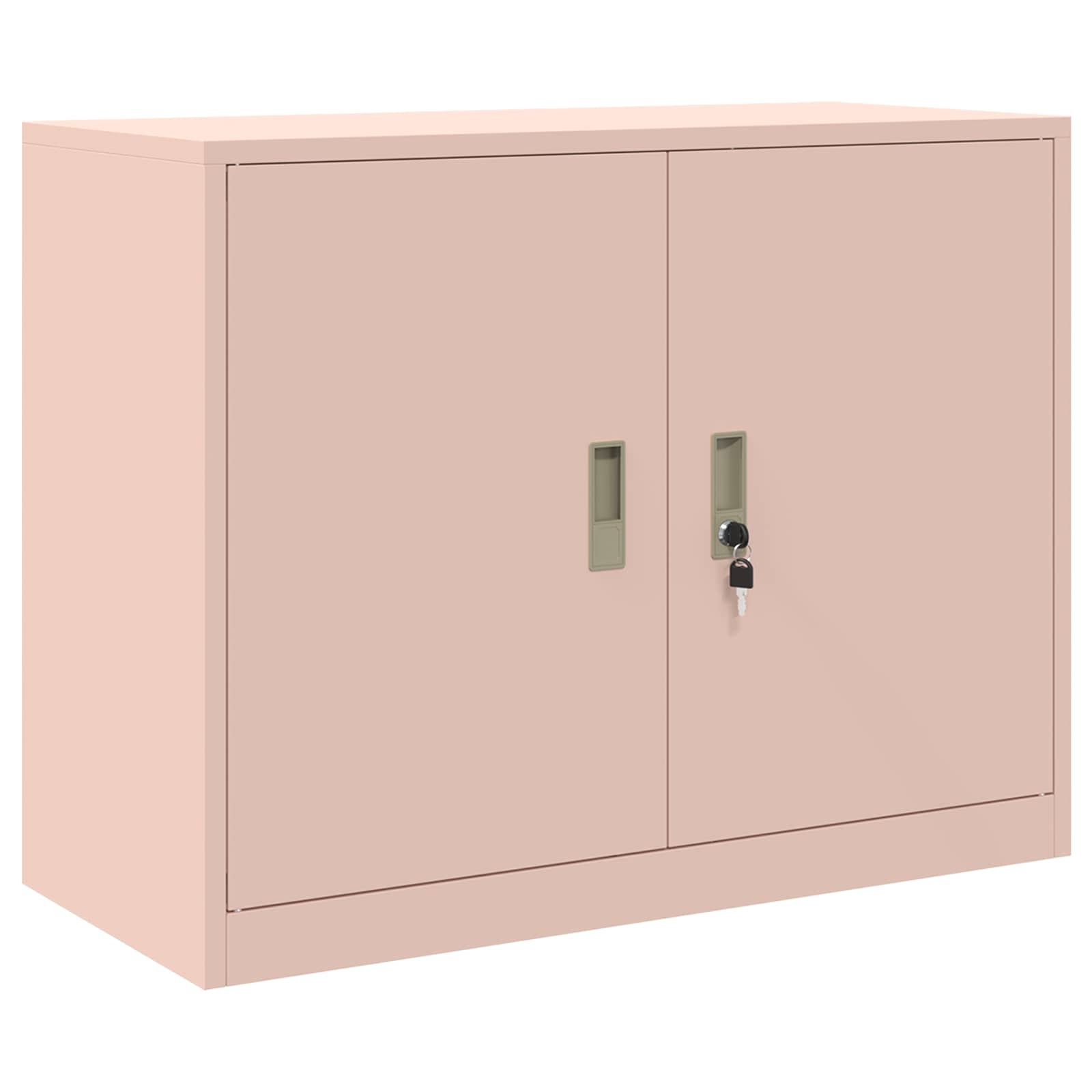vidaXL Szafka do przechowywania 2 szt. różowy 90 x 40 x 175 cm Stal