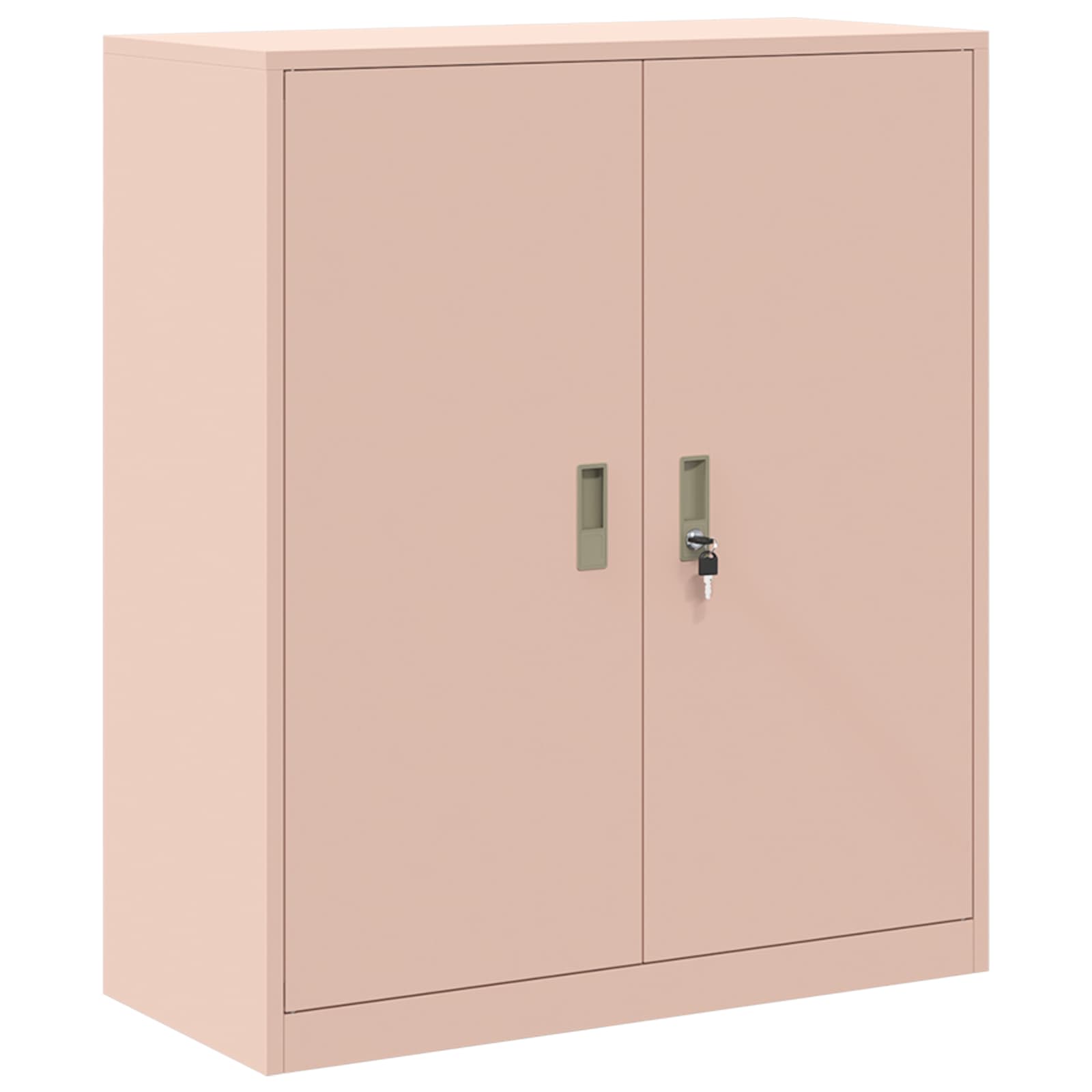 vidaXL Szafka do przechowywania 2 szt. różowy 90 x 40 x 175 cm Stal