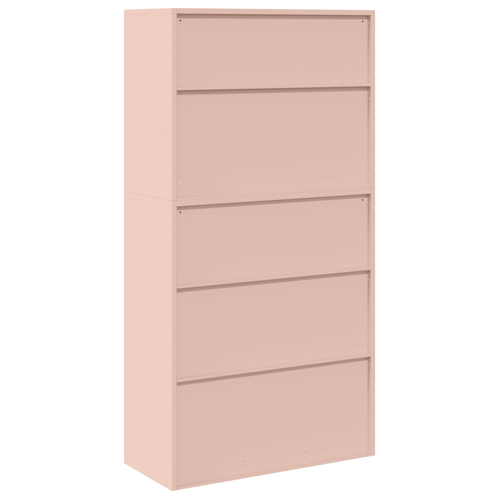 vidaXL Szafka do przechowywania 2 szt. różowy 90 x 40 x 175 cm Stal