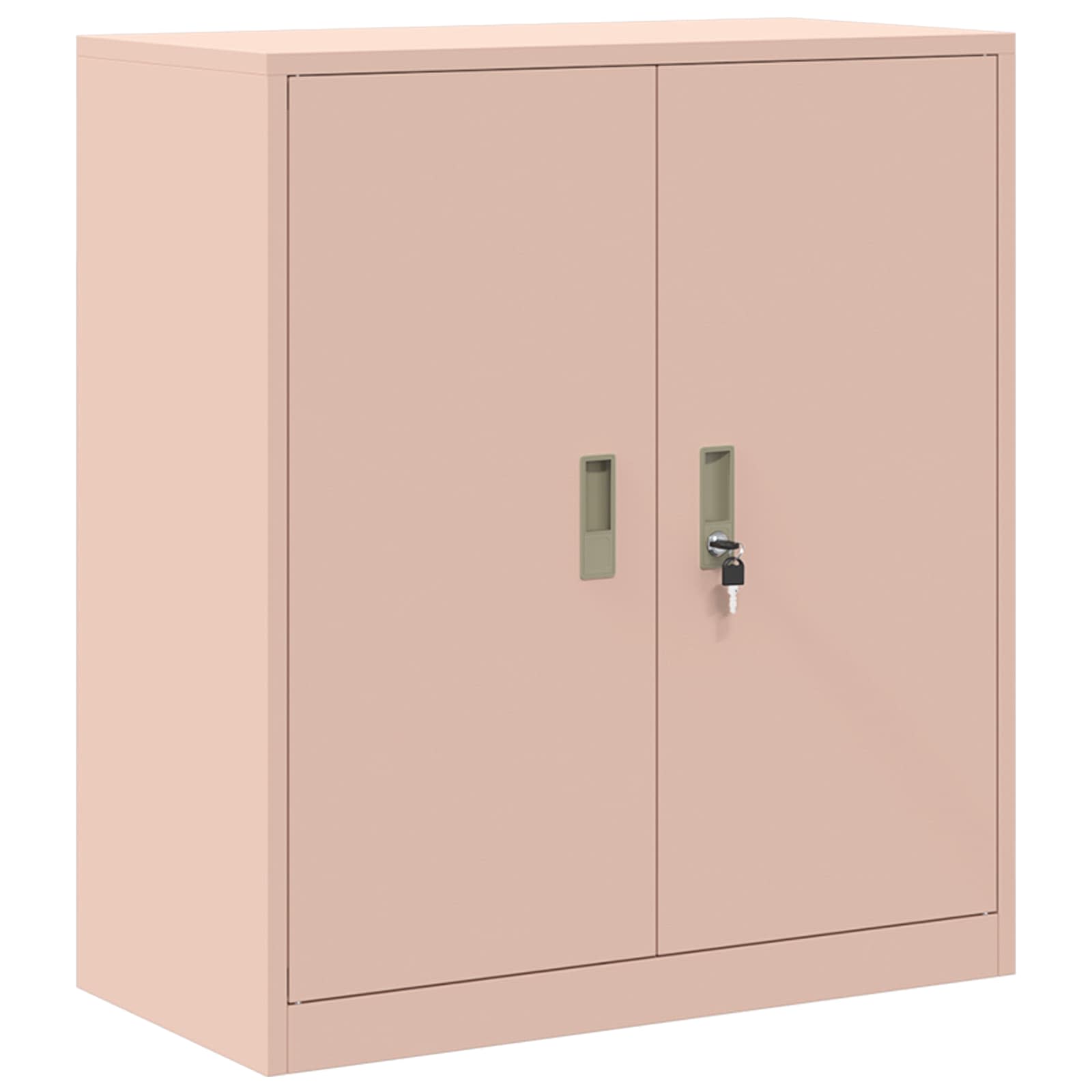 vidaXL Szafka do przechowywania 2 szt. różowy 80 x 40 x 160 cm Stal